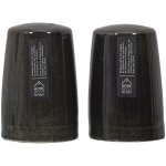 Ensemble sali�re et poivri�re en c�ramique noir