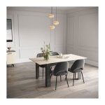 Ensemble séjour - enfilade, buffet haut, table allonge - kent - chene de fil / sidewalk demeyere Ensemble séjour - enfilade, buffet haut, table allonge - kent - chene de fil / sidewalk demeyere