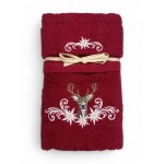 Ensemble de serviettes cerf et edelweiss du tyrol bordeaux - tyrol - serviette éponge 100 % coton - broderie ... Ensemble de serviettes cerf et edelweiss du tyrol bordeaux - tyrol - serviette éponge 100 % coton - broderie ...