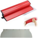Ensemble spatule enduit, 40 cm acier inoxydable couteau a enduire, avec lame, plaquiste outillage, couteau ...
