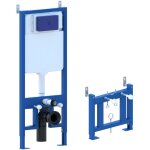 Ensemble structure , cuvette , cadre d'encastrement complet avec plaque inox pour sanitaires salle de ...