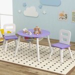 Design in - ensemble table 2 chaises espace rangement jouets 3 - 7 ans violet cw43043 Design in - ensemble table 2 chaises espace rangement jouets 3 - 7 ans violet cw43043