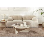 Table basse gigogne ronde bois en travertin, deux pièces, 90x30x60 cm et 85x35x30 cm, design polyvalent, ... Table basse gigogne ronde bois en travertin, deux pièces, 90x30x60 cm et 85x35x30 cm, design polyvalent, ...
