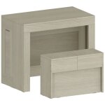 Ensemble table et chaises dardizzon, composition polyvalente, ensemble avec console et 1 banc extensible, ... Ensemble table et chaises dardizzon, composition polyvalente, ensemble avec console et 1 banc extensible, ...