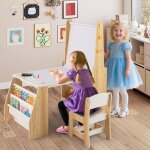 Ensemble table et chaises pour enfants chevalet table d'�tude avec chaise bureau poste de travail informatique ...