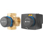 Ensemble de commande : vanne mlangeuse rotative 4 voies arv 485 proclick dn32, rp1 1 / 4 pouce, kvs ...