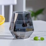 Ensemble de verres � vin 4 pi�ces, verre � vin sans pied de couleur arc - en - ciel, verre en forme de ...
