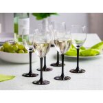 Ensemble de verres  vin blanc onyx, 6 pices.