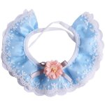 Ensoleille - bavoir en dentelle pour animaux de compagnie de style ferique collier de chien de collier ...
