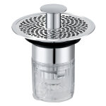 Bonde lavabo universel, bouchon de lavabo pop - up, bonde de lavabo avec crpine anti - colmatage, bouchon ...