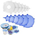 Couvercles extensibles en silicone, lot de 12 couvercles en silicone de diffrentes tailles, pour le ...