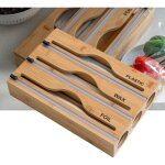 Organisateur de rangement pour sacs ziplock, bote de rangement pour emballage plastique, organisateur ...