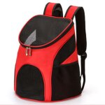 Panier sac transport pour chien , sac a dos ventral pour chien - chat, porte chien ventral, rouge, 30x25x35cm ...