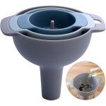 Entonnoir alimentaire, entonnoir de cuisine, entonnoir en plastique, entonnoir � confiture avec filtre, ...