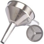 Entonnoir � cr�pine en acier inoxydable ensemble d'entonnoirs pratique entonnoir avec tamis filtre cr�pine ...