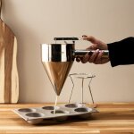 Entonnoir a piston inox