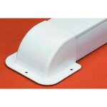 Entr�e sortie de mur pour goulotte optimal 80 mm blanc anti uv