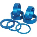 Entretoise de direction en aluminium rondelles de potence pour velo de route et vtt 1 1 / 8  (7pcs)