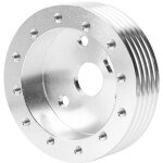 Entretoise de moyeu de volant en aluminium 1 po pour roues � 5 ou 6 trous vers adaptateur � 3 trous (argent) ...