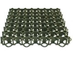 Envirotiss - dal'verde dalle verte pour gazon & graviers, dim 49cmx49cmx4cm