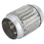 Eosnow 3, 5 x 6 pouces en acier inoxydable tuyau d'�chappement flexible tress� de tube ondul� interne ...