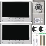 Eosnow - 7 pouces appartement 2 unités filaire visiophone interphone à entrée visuelle système 110 - ... Eosnow - 7 pouces appartement 2 unités filaire visiophone interphone à entrée visuelle système 110 - ...