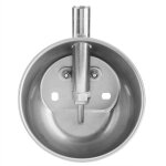 Eosnow abreuvoir en acier inoxydable, 15 cm, argent�, pour cochons et animaux