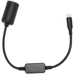 Eosnow adaptateur usb c vers allume - cigare m�le 5 v 12 v pour cam�ra embarqu�e, gps, bandes lumineuses ...