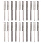 Affteur de trononneuse 20 pices, ensemble d'outils d'afftage de fichiers rotatifs  tte de meulage ...