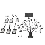 Eosnow arbre d'affichage de cadre de photos de famille � la mode avec des cadres de photos suspendus ...