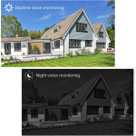 Eosnow - cam�ra ip poe 4mp, surveillance, vision nocturne infrarouge, objectif grand angle 3, 6 mm, surveillan ...