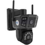 Eosnow cam�ras de s�curit� 4k, 4g 8mp hd, double objectif, batterie, surveillance ext�rieure, d�tection ...