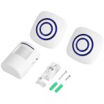 Eosnow - capteur infrarouge sans fil, dtecteur de mouvement, sonnette de porte d'entre, alarme 1 metteur ...