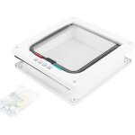 Jeffergarden porte pour chat automatique, chatire silencieux pour chat interieur porte chatire magntique ...