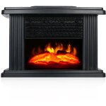 Eosnow chemine lectrique, mini foyer lectrique, chauffage portable sur table