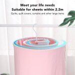 Eosnow - cintre rond en spirale pour draps de couette, support de s�chage rotatif innovant, outil de ...