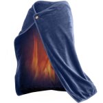Eosnow couverture chauffante, chle chauffant, lavable, portable, pour camping, bureau, maison