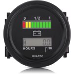 Eosnow indicateur de batterie num�rique led 12 v / 24 v / 36 v / 48 v / 72 v avec compteur horaire pour ...