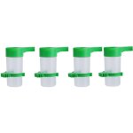Jeffergarden abreuvoir pour animaux de compagnie, 4 pices, clip d'abreuvoir pour cage  oiseaux, perroquet, ...