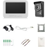 Eosnow - kit d'interphone vid�o 7 pouces, �cran couleur tft - lcd, 1 moniteur int�rieur, cam�ra ext�rieure, ...