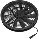 Eosnow - kit de ventilateur de panneau solaire 10 pouces 100w, panneau solaire tanche, botier de ventilation ...