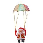 Eosnow ornements de no�l en parachute, belle forme, en polaire �cologique et s�re, ornement suspendu ...