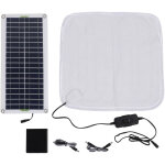 Eosnow panneau solaire portable 50w avec couverture �lectrique 20w 12v, bo�tier de batterie, charge efficace ...