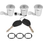 Eosnow, pour peugeot partner ensemble de serrure de porte de voiture en m�tal 252522 9170. g3 9170. cw ...
