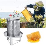 Eosnow, presse - cire manuelle pour miel en acier inoxydable, outil d'apiculture avec filtre Eosnow, presse - cire manuelle pour miel en acier inoxydable, outil d'apiculture avec filtre