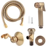 Eosnow - pulvrisateur de bidet  main en laiton vintage, support de tte de pulvrisation, kit de tuyau, ...