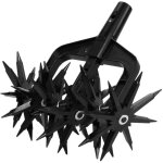 Eosnow - scarificateur de pelouse, outil de retournement du sol, noir Eosnow - scarificateur de pelouse, outil de retournement du sol, noir