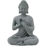 Eosnow statue de bouddha en grs vert, sculpture bouddhiste assise, ornement pour salon et cour, 7135k ...