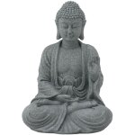 Eosnow statue de bouddha en grs vert, sculpture bouddhiste assise, ornement pour salon et cour, 7135k ...