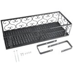 Eosnow support de pot de fleurs suspendu de balcon en fer, support de stockage de plantes, garde - corps, ...